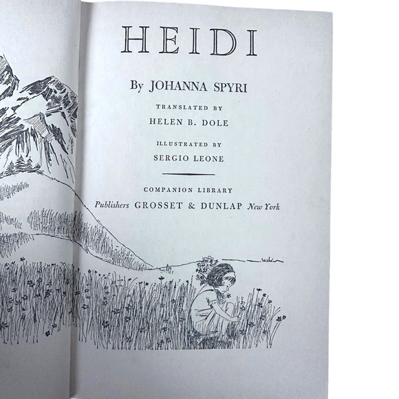 HEIDI Johanna Spyri Companion Library HANS BRINKER Mary Mapes Dodge 1963 - Picture 7 of 10
